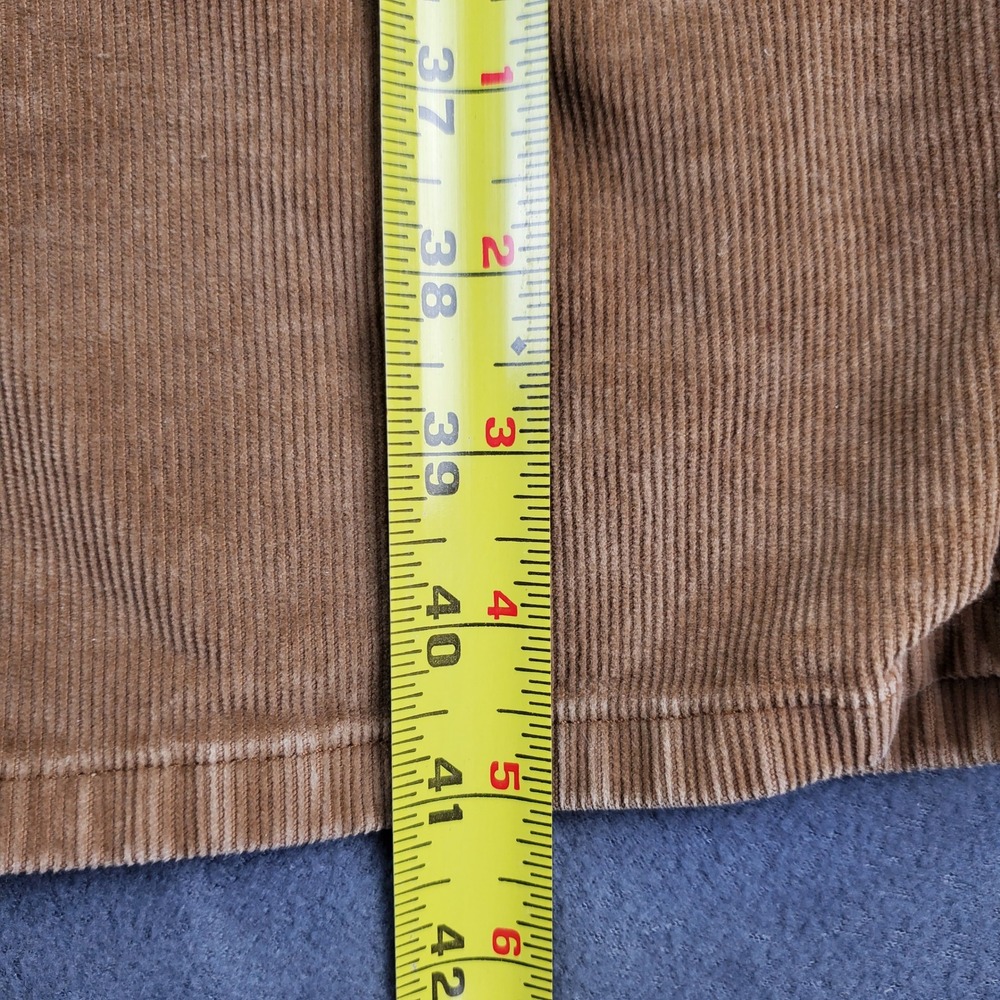 LL Bean Natural Fit Corduroy Pants Mens 38W 30.5 in seam Tan Cotton Blend - Picture 5 of 8